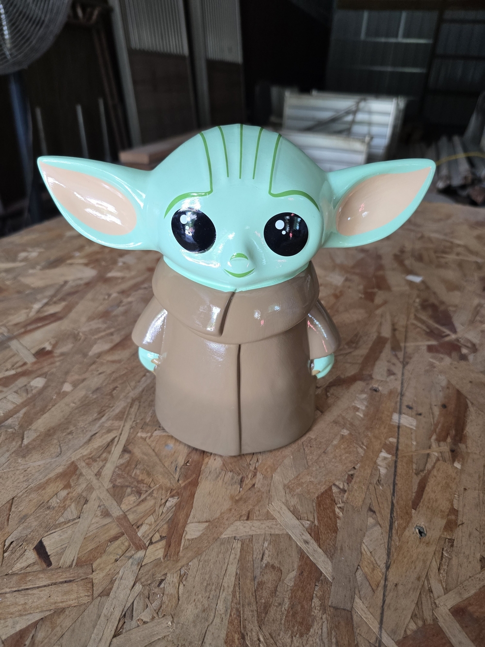 Silver Buffalo Star Wars Mandalorian Grogu The Child Ceramic Piggy Bank
